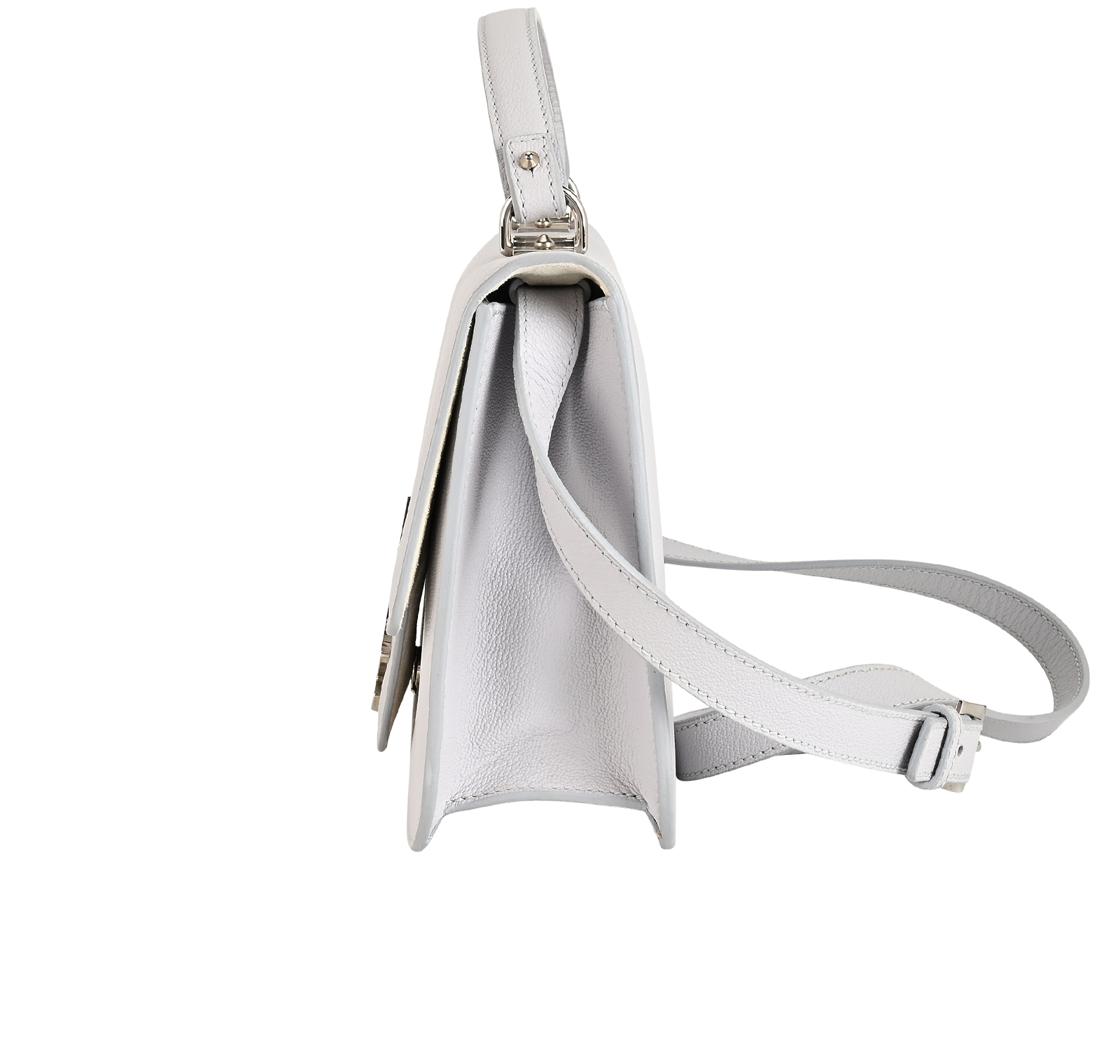 Insignia, &pound;350, Handbags, Grey, Leather, Bottom view